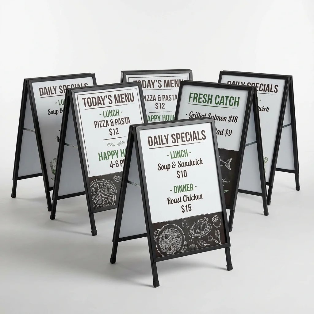 Metal A-Frame Signs